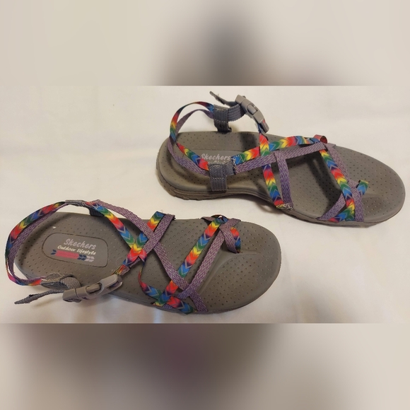 Pre-Loved Women's Skechers Reggae Islander Sandals Size 8 - Picture 9 of 9